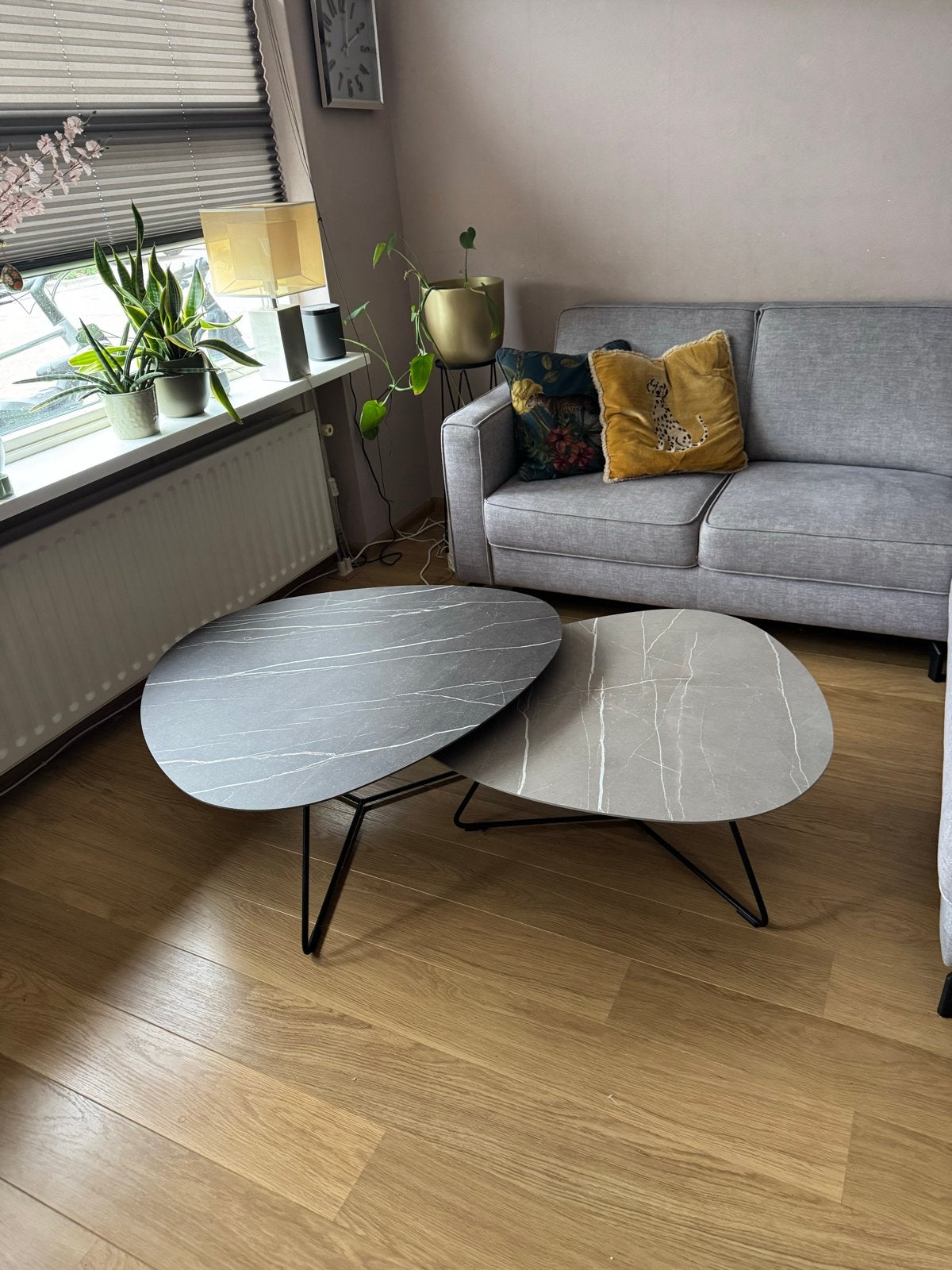 Bree’s New World Twinny salontafel set – Pulpis Dark & Light, Ophalen, 50 tot 100 cm, Zo goed als nieuw, Metaal
