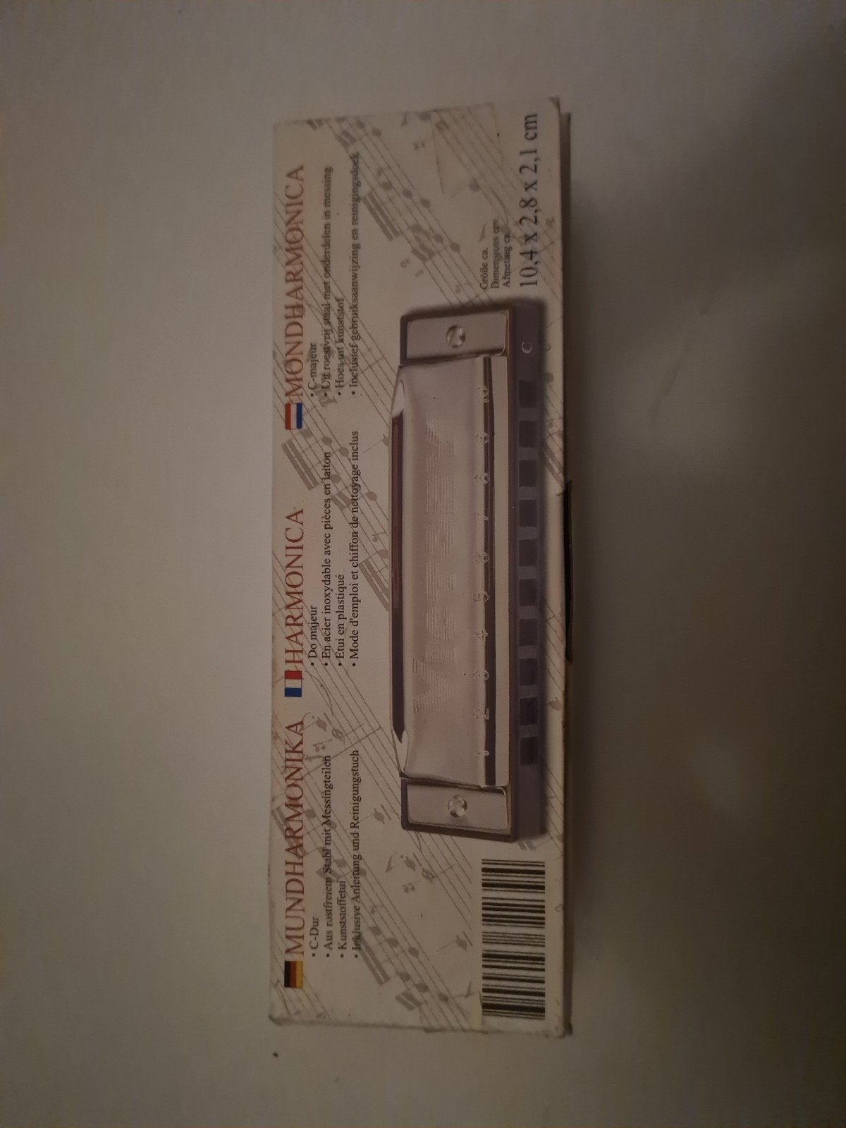 Mondharmonica C-majeur met koffer, Muziek en Instrumenten, Ophalen of Verzenden, Met koffer of doosje, Diatonisch, C-mondharmonica