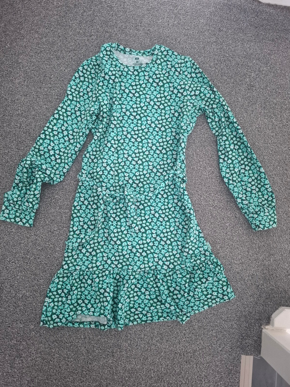 WE Fashion jurk groen maat 170/176, Kinderen en Baby's, Gebruikt, Meisje, Ophalen of Verzenden, Jurk of Rok