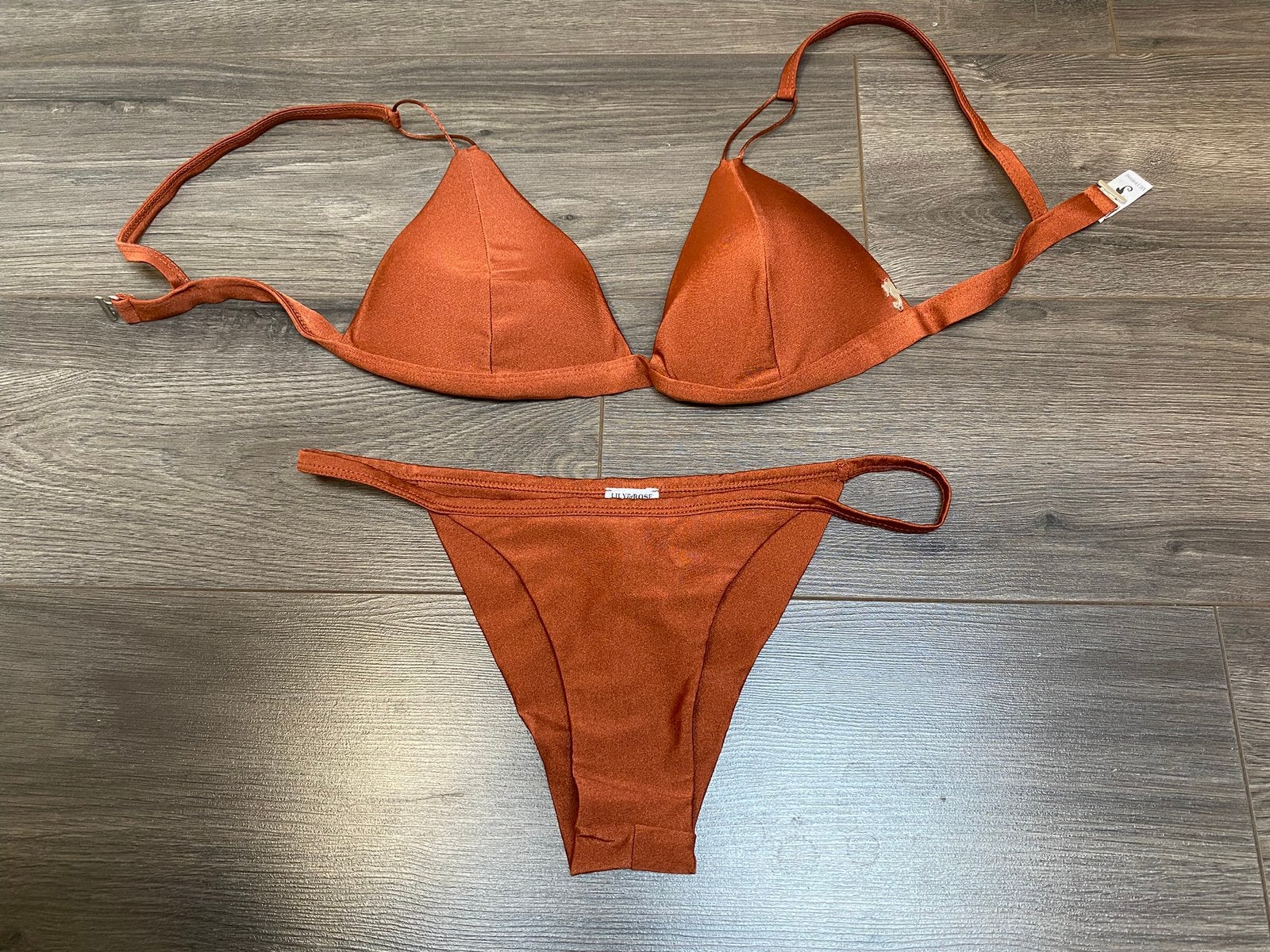 Lily & Rose luxe merk bikini maat 40, Ophalen of Verzenden, Gedragen, Bruin, Bikini