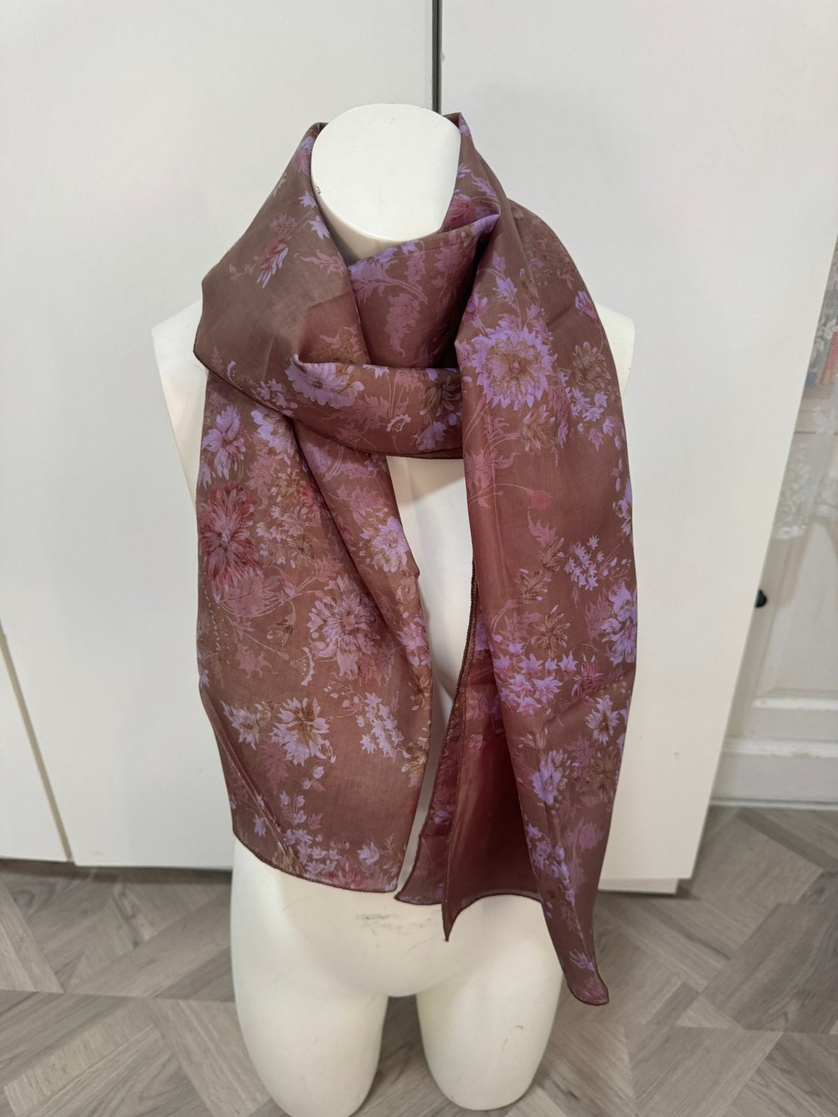 100% zijde sjaal, Verzenden, Nieuw, Maat 46/48 (XL) of groter, Sjaal