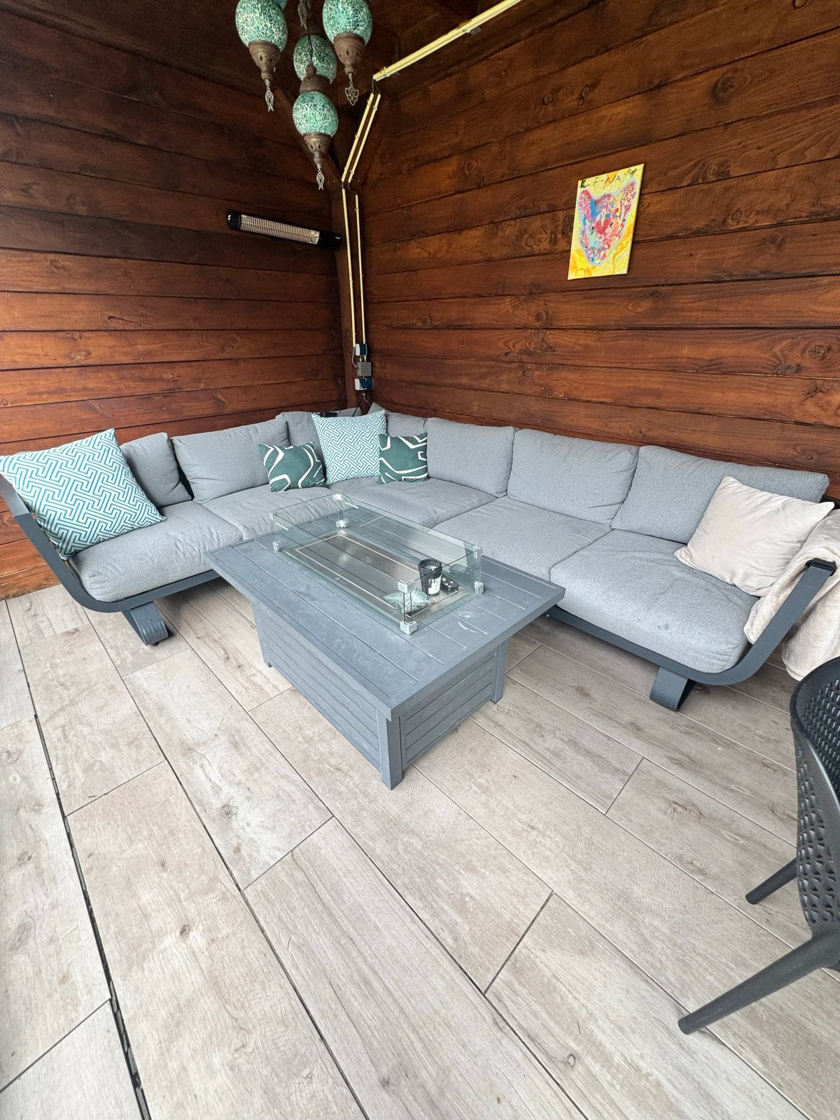 Luxe loungeset - Zo goed als nieuw, Tuin en Terras, Ophalen, 6 zitplaatsen, Aluminium, Zo goed als nieuw