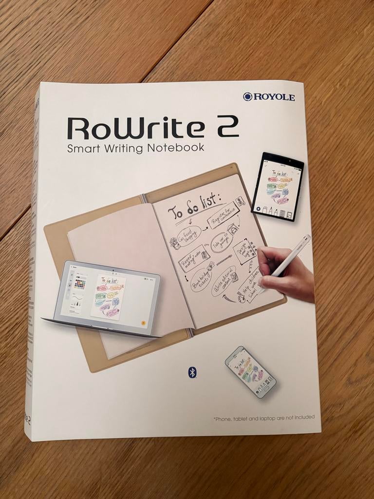Royole RoWrite 2 Smart Notebook - nieuwstaat met navulling, Ophalen of Verzenden, Zo goed als nieuw, Draadloos