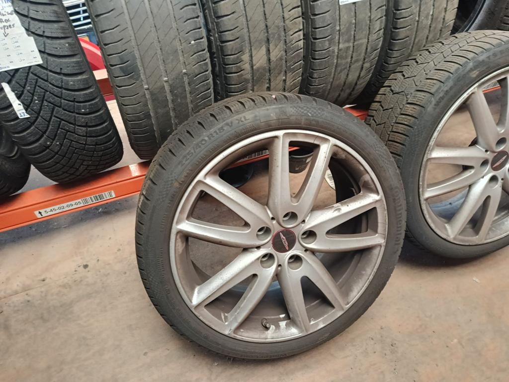 Velgen met banden, Mini Cooper Clubman 18 inch, Ophalen, 18 inch, Gebruikt, Banden en Velgen