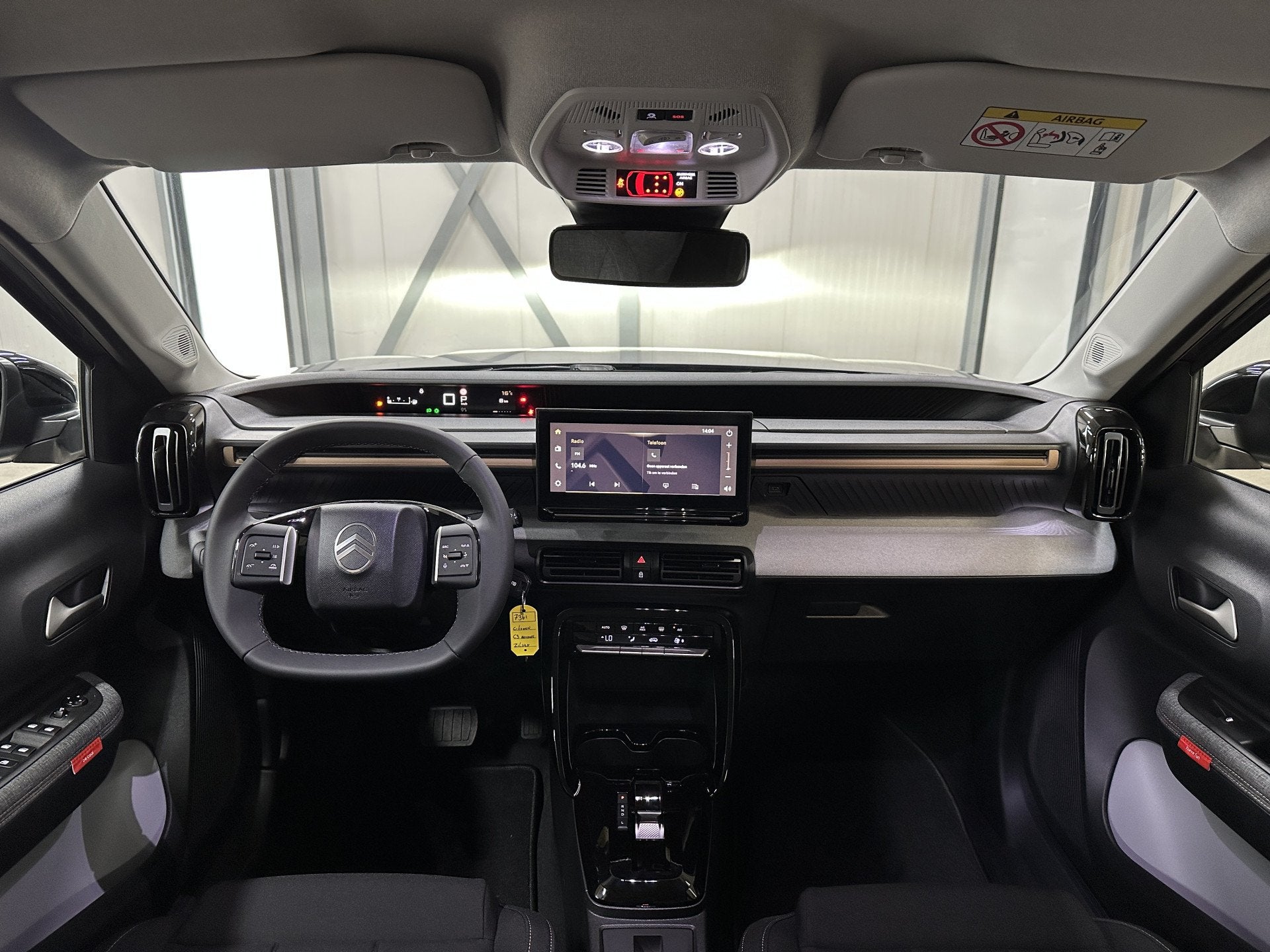 Citroën C3 Aircross 1.2 Hybrid 145pk Plus 7p. | Apple Carpl, 145 pk, Stof, Gebruikt, Zwart