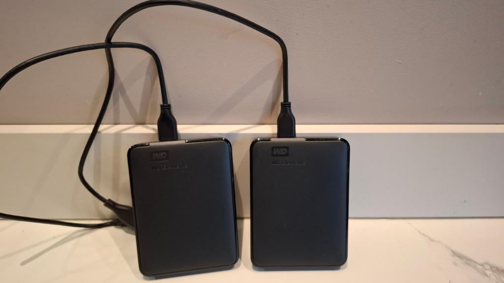 2x WD Elements 4 TB Externe Harde Schijf, Computers en Software, Harde schijven, WD Elements, Server, HDD, Ophalen of Verzenden