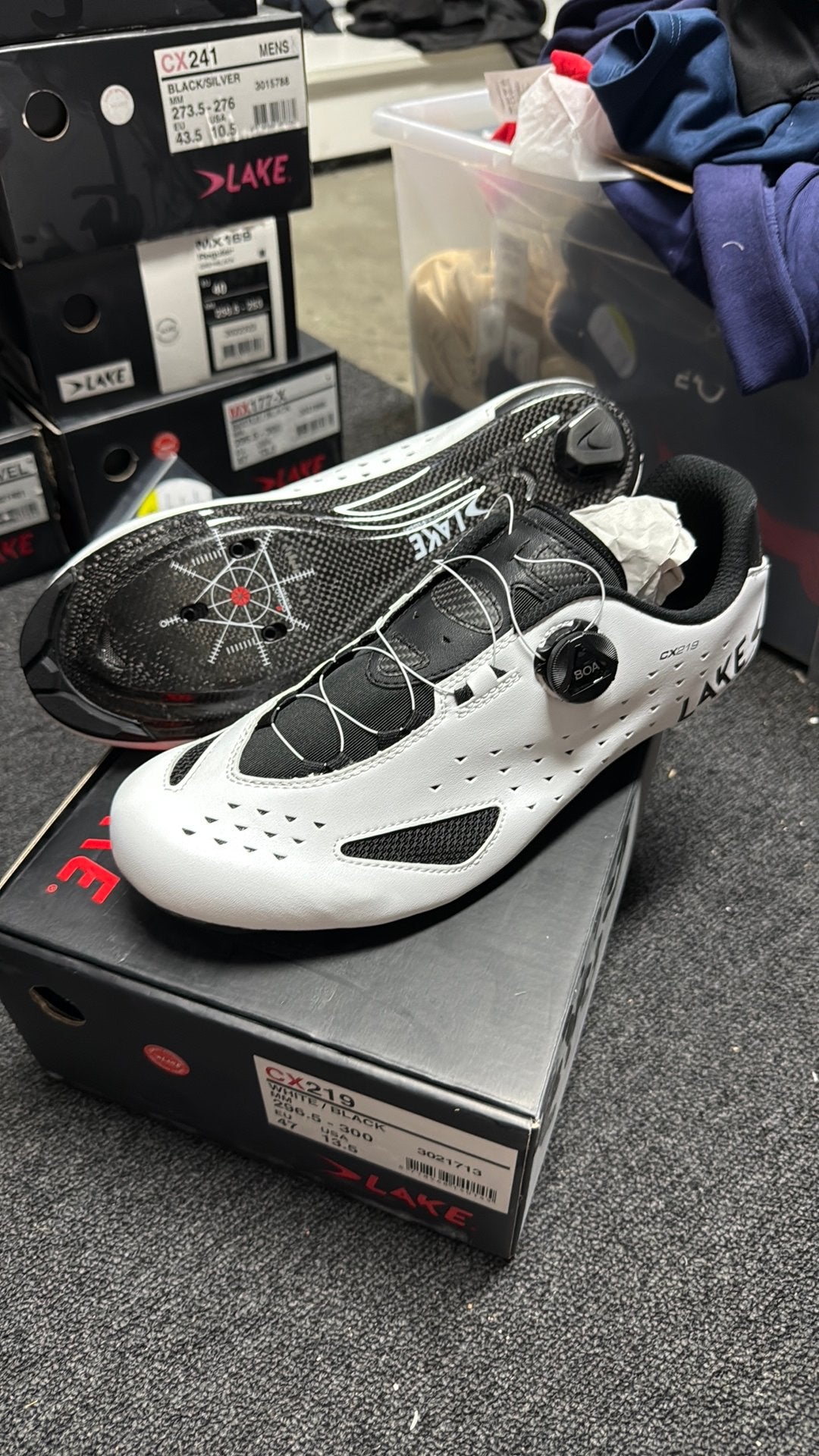 Lake cx219 wielerschoenen nieuw maat 47, J, Nieuw, Ophalen of Verzenden, Helm