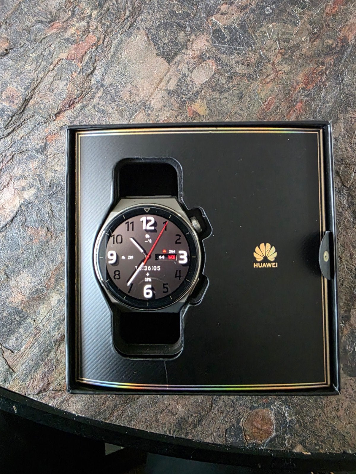 Huawei watch gt 3 pro en 3 bandjes titanium, Sieraden, Tassen en Uiterlijk, Huawei gt3 pro, Hartslag, Ophalen of Verzenden, Zo goed als nieuw