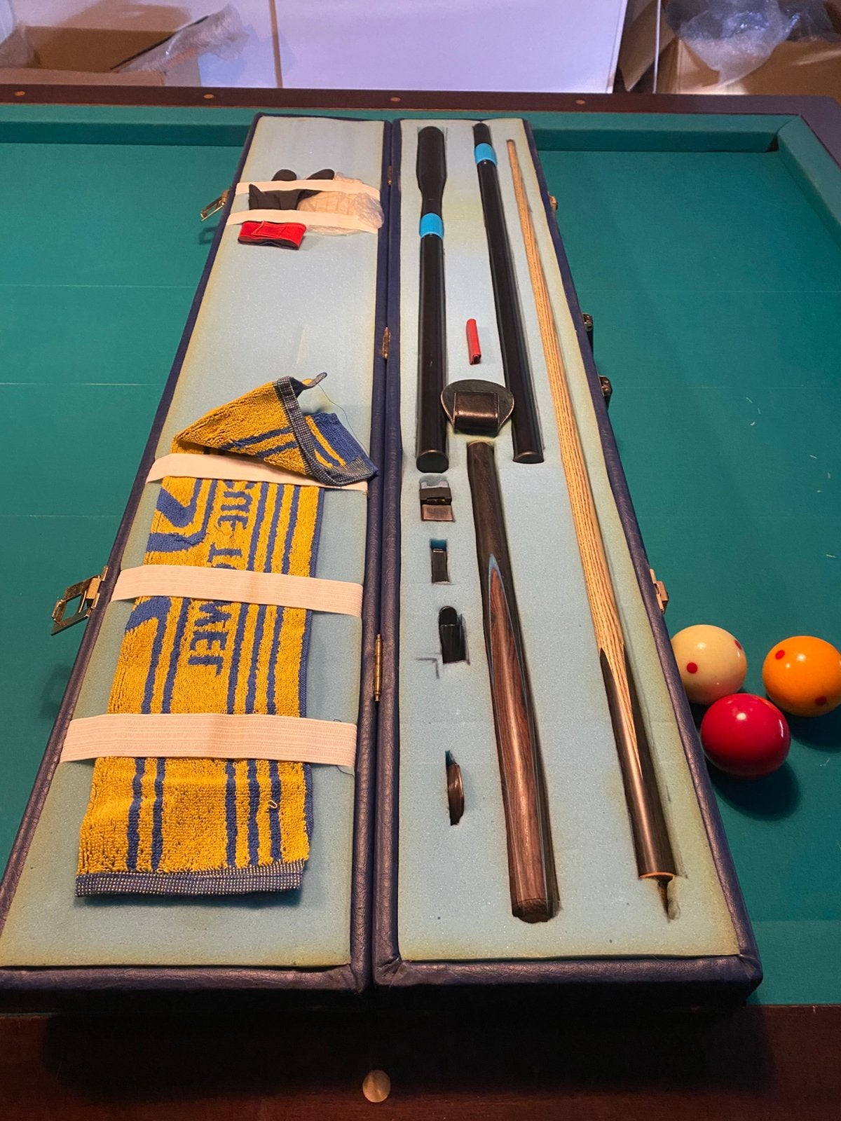 snooker keu, Keu of Ballen, Lo, Ophalen of Verzenden, Zo goed als nieuw