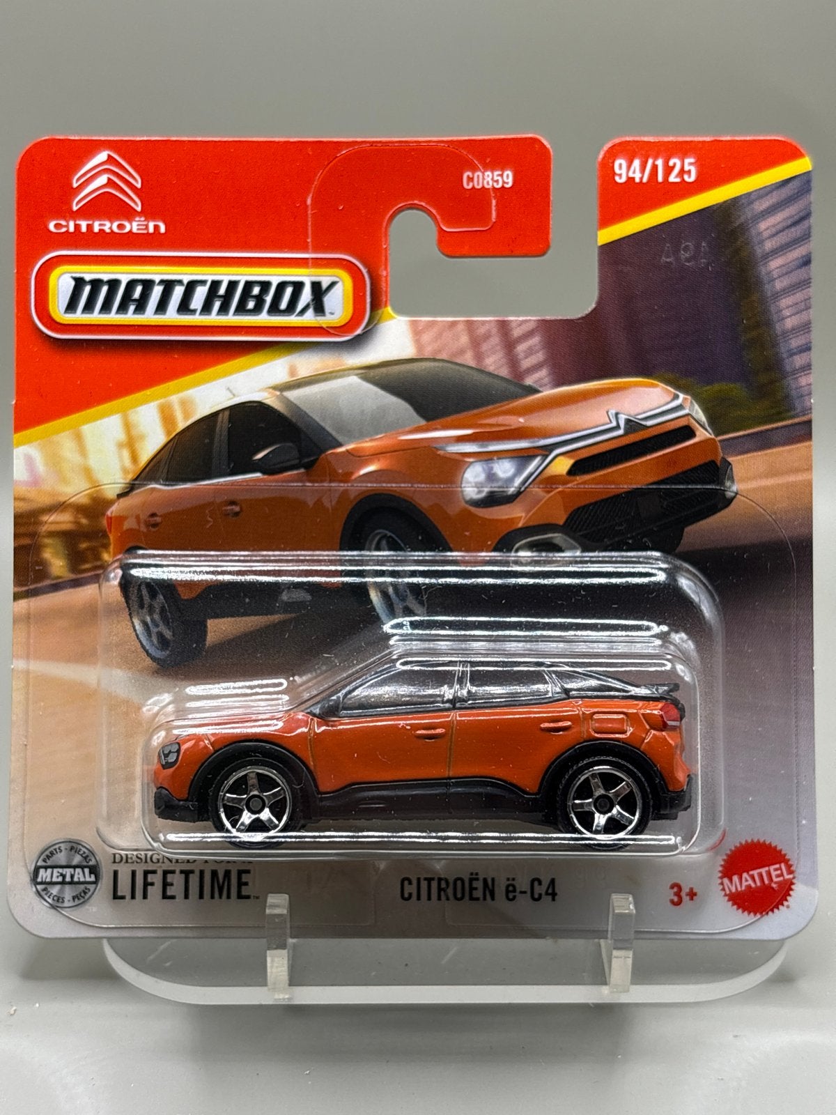 Matchbox Citroën ë-C4 - Nieuw in verpakking, Auto, Nieuw, Ophalen of Verzenden, Mattel
