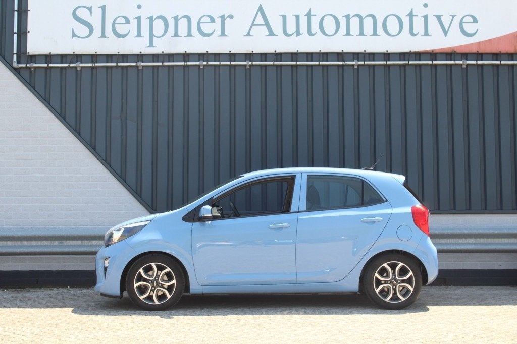 Kia PICANTO 1.0 CVVT FIRST ED., Auto's, Voorwielaandrijving, Gebruikt, Euro 6, Blauw