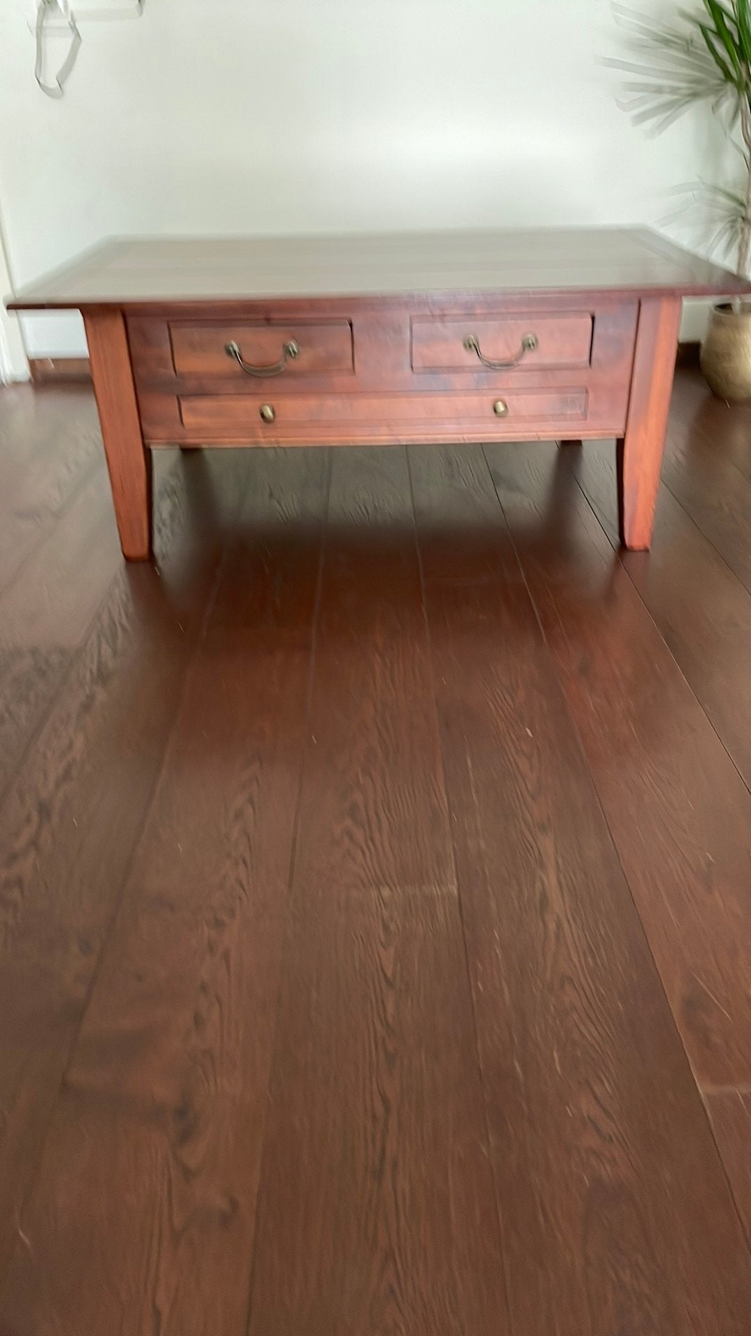 Salontafel kersenhout, Ophalen, 100 tot 150 cm, 50 tot 100 cm, Zo goed als nieuw