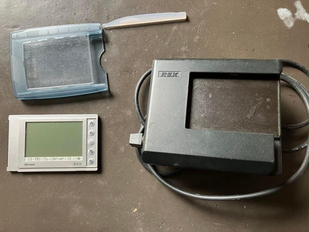REX 6000 PDA met Docking Station - Vintage Palmtop, Telecommunicatie, Pda's, Overige merken, Gebruikt, Overige systemen, Ophalen of Verzenden