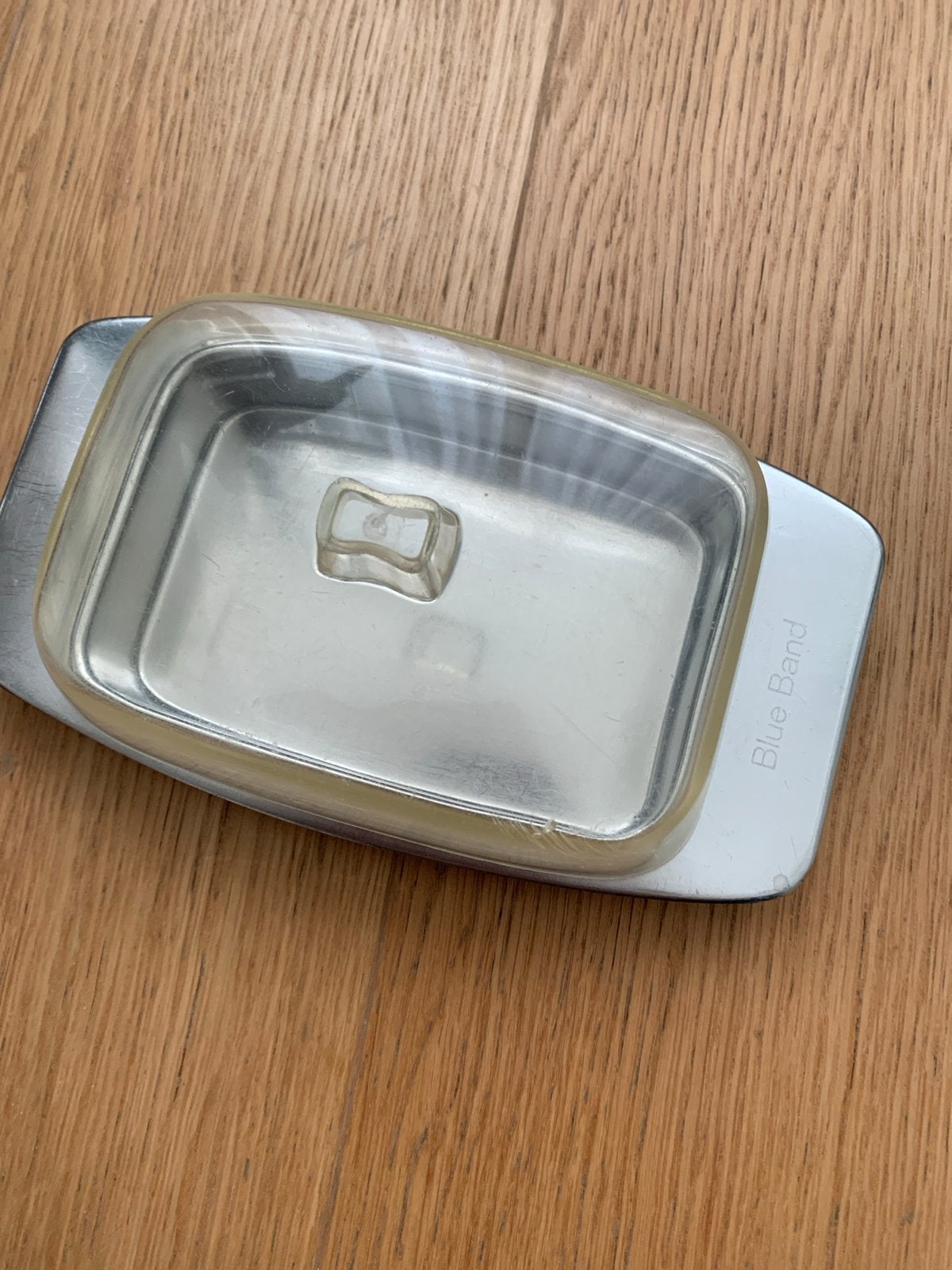 Blue Band Roestvrijstalen Boterdoos met Deksel, Ophalen, Zilver, Metaal, Overige merken