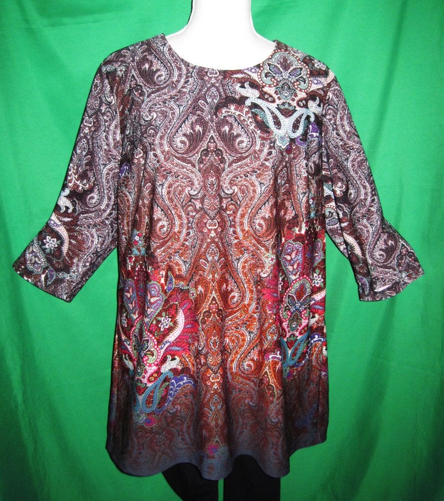 g1  LEUKE BLOUSE van ULLA POPKEN Maat:46/48, Kleding | Dames, Ophalen of Verzenden, Zo goed als nieuw, Overige kleuren, Blouse of Tuniek
