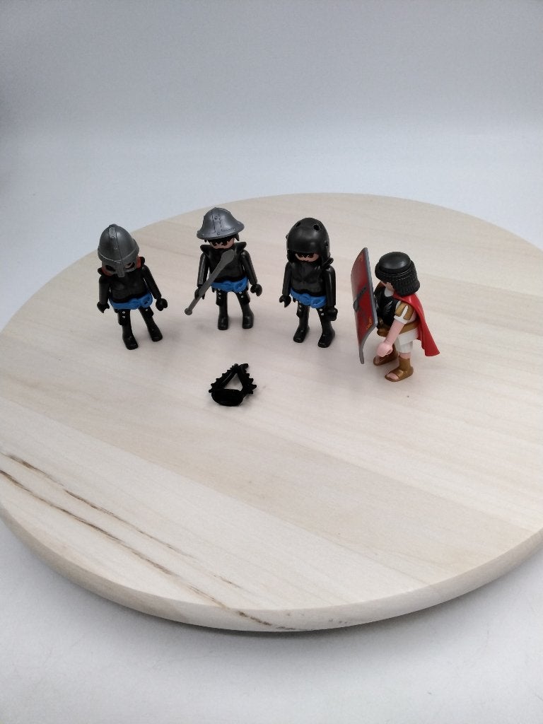 Playmobil ridders 4 stuks, Kinderen en Baby's, Speelgoed | Playmobil, Ophalen of Verzenden, Gebruikt, Complete set