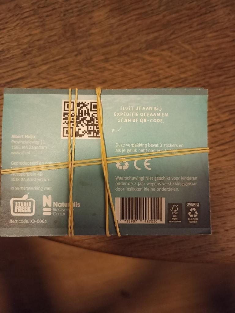 Albert Heijn Expeditie Oceaan spaaractie stickers, Albert Heijn, Ophalen of Verzenden