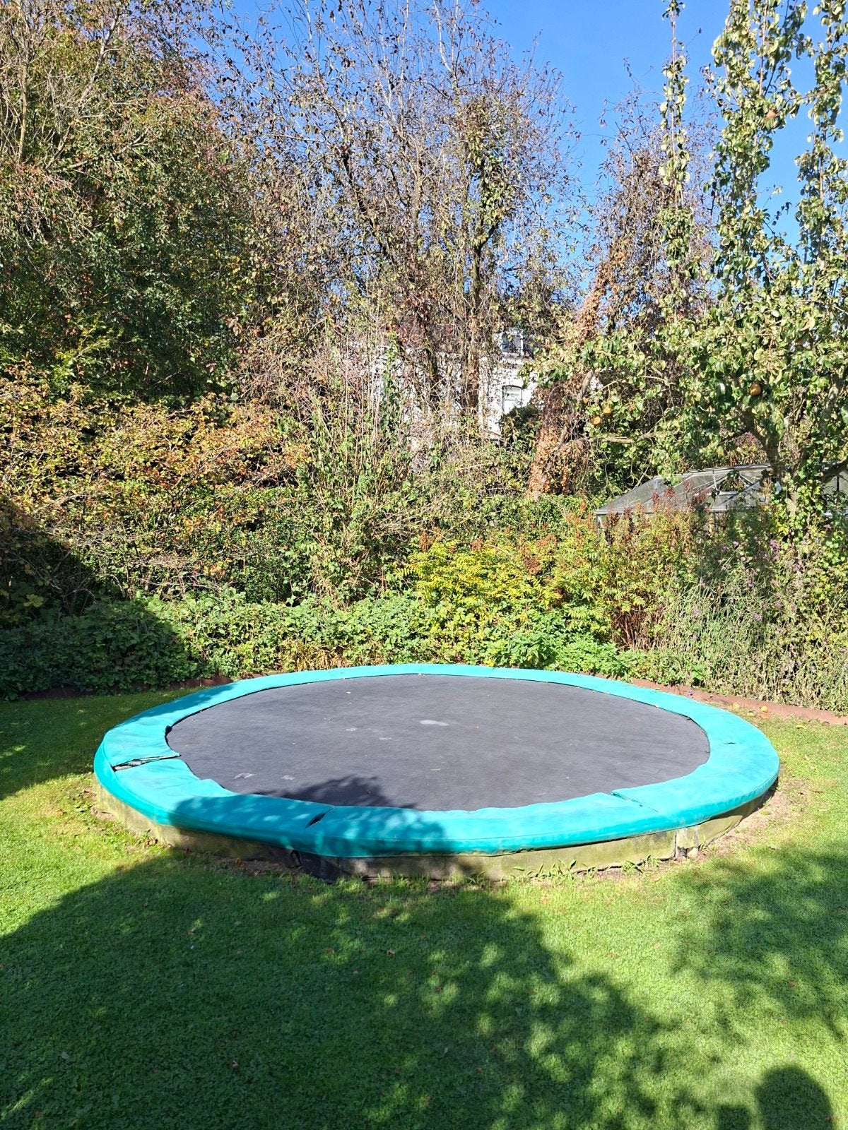 Bergtoys Trampoline 430 cm, Inground, Ophalen, Gebruikt