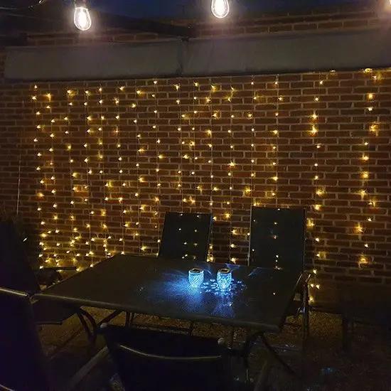 Specilights LED Lichtgordijn 3x3m - Zonne-energie - 304 Lamp, Zonne-energie, Kunststof, Overige typen, Nieuw