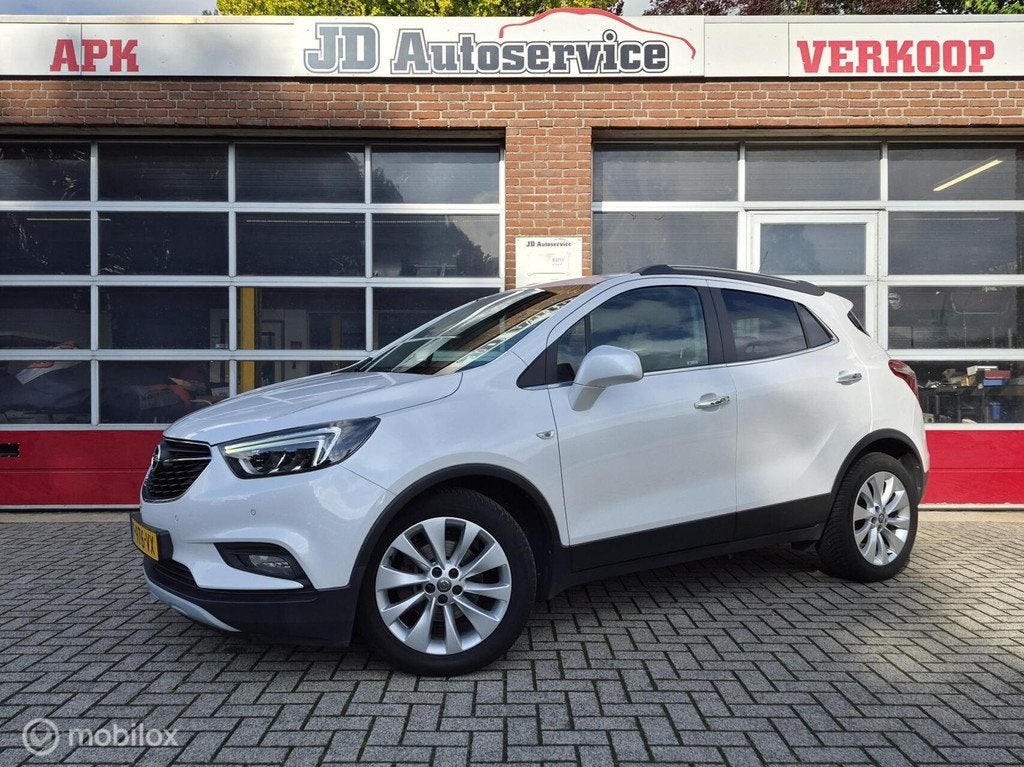 Opel Mokka X 1.4 T Innovation - Verw. stoel+stuur| Touch + N, Gebruikt, Euro 6, Wit, Leder