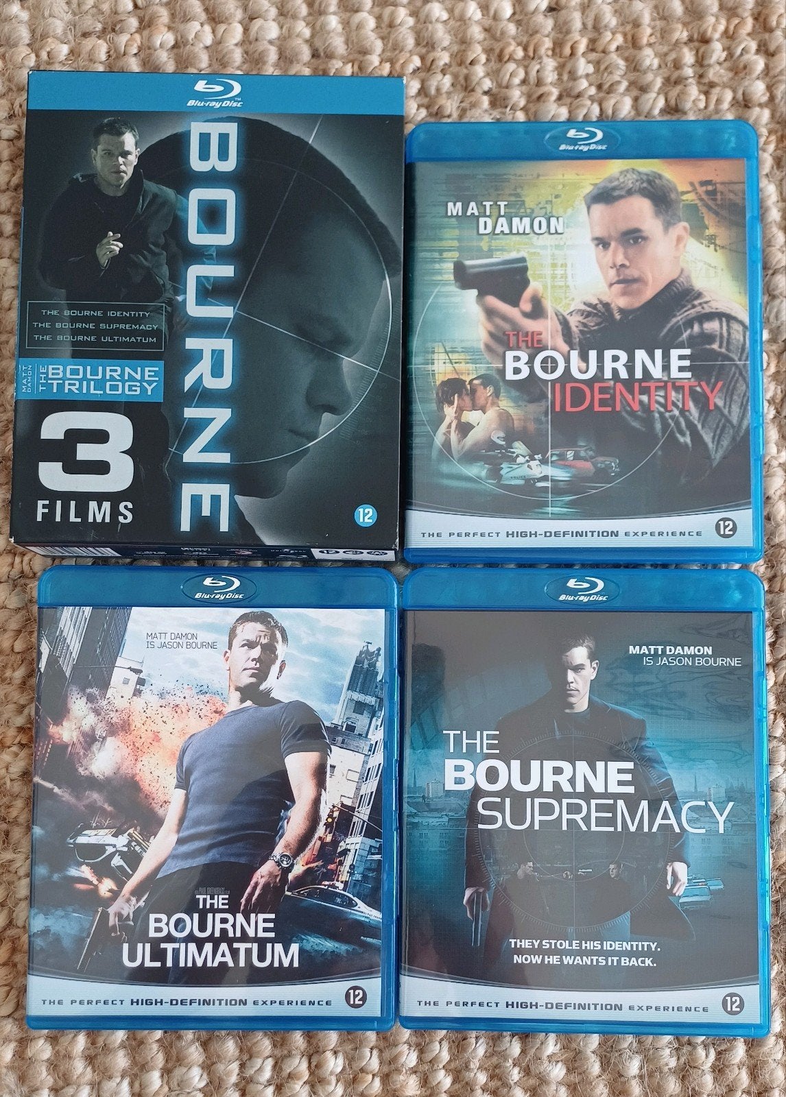 The Bourne Trilogy (Identity, Supremacy, Ultimatum), Ophalen of Verzenden, Gebruikt, Actie