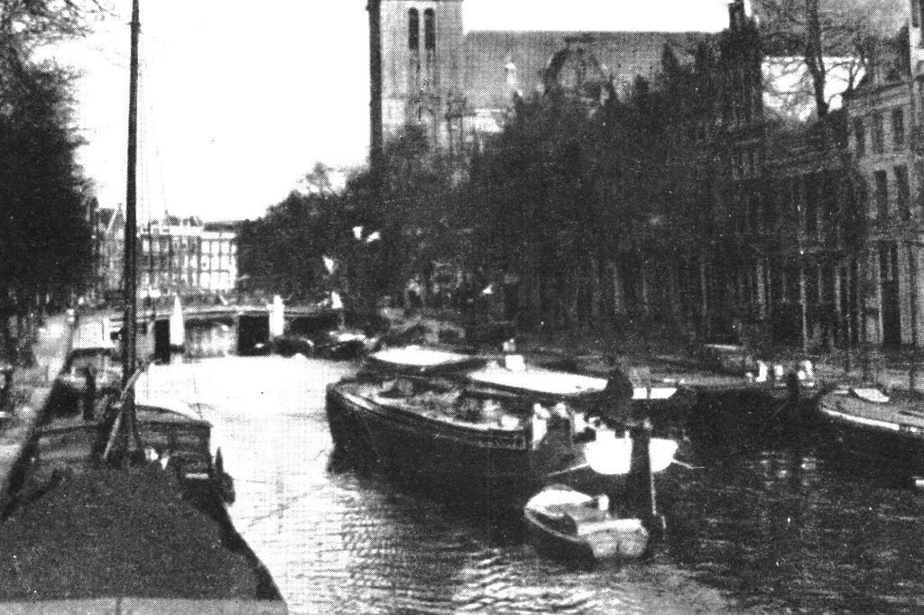 940746	Amsterdam	Prinsengracht	Westertoren   1936	Gelopen, Ophalen of Verzenden, 1920 tot 1940, Gelopen, Noord-Holland