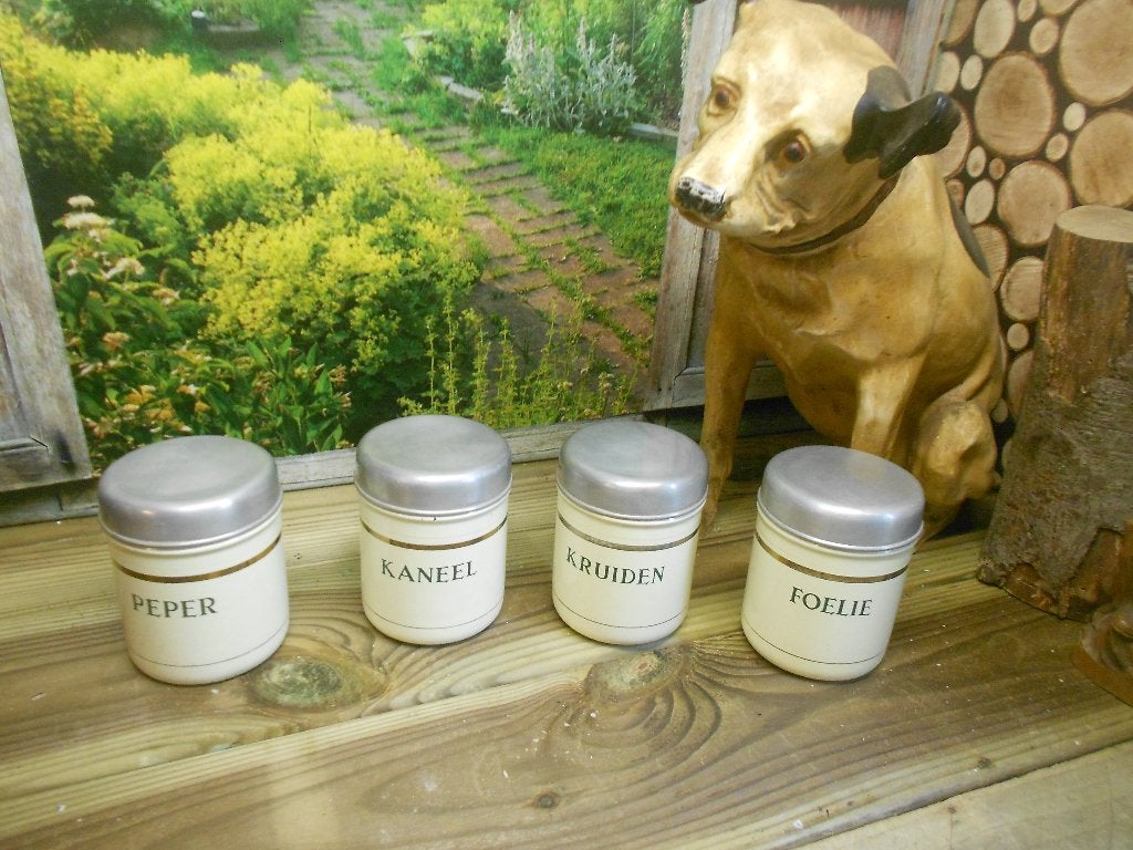 emaille creme roomwit wit keukengerei uit grootmoederstijd, Ophalen of Verzenden