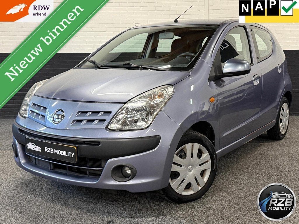 Nissan Pixo 1.0 Acenta Airco Zuinig Nieuwe APK NAP 5DEURS, Auto's, Nissan, Voorwielaandrijving, Gebruikt, 200 kg, 4 stoelen