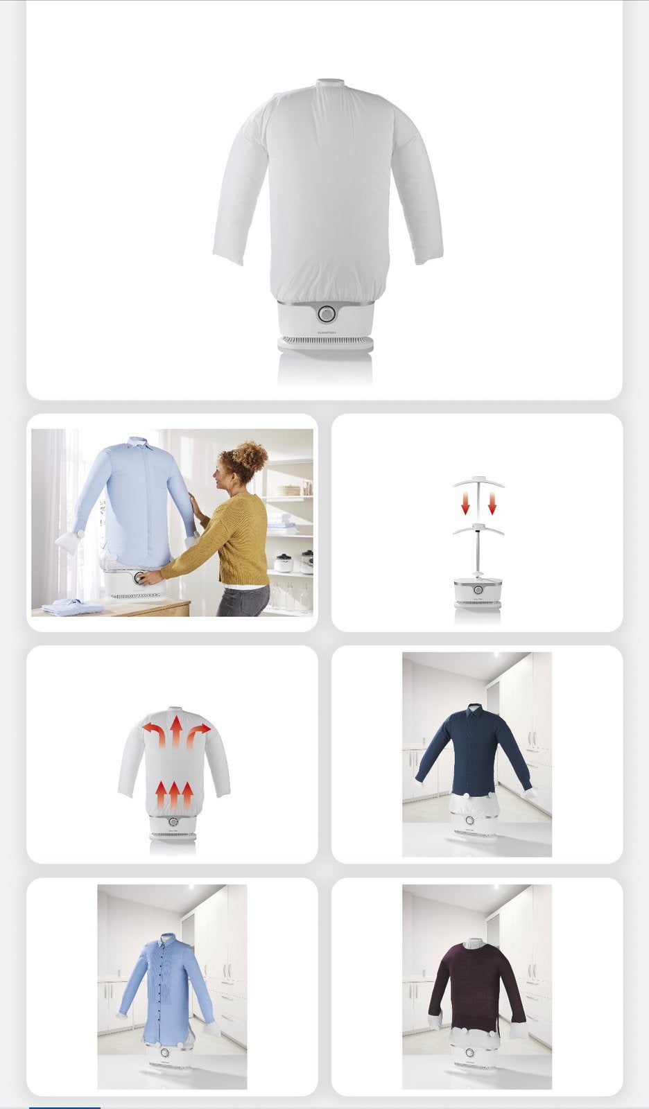 Cleanmaxx strijkpop/strijkrobot, Ophalen, Zo goed als nieuw