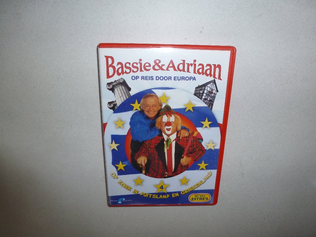 leuke dvd BASSIE & ADRIAAN op reis door europa deel 4, Avontuur, Alle leeftijden, Ophalen of Verzenden, Zo goed als nieuw