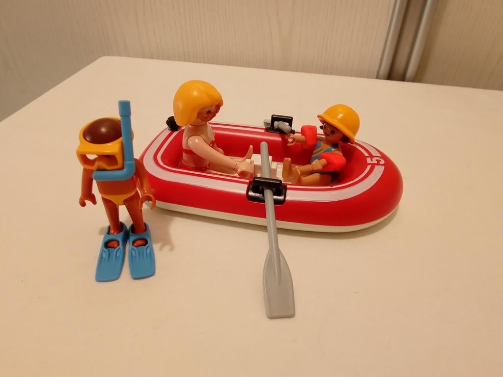 Playmobil 5439 vakantie in bootje compleet, Kinderen en Baby's, Speelgoed | Playmobil, Zo goed als nieuw, Complete set, Ophalen of Verzenden