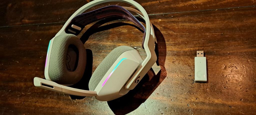 Logitech G 733 witte koptelefoon/headset, Ophalen of Verzenden, Gebruikt
