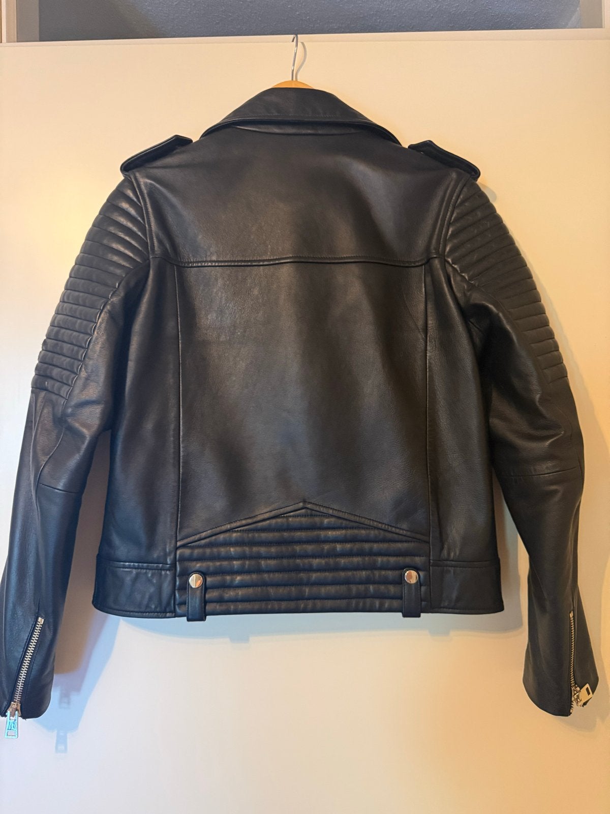 Fifth House Leren Jack  Maat 42, Kleding | Dames, Jassen | Zomer, Ophalen of Verzenden, Zo goed als nieuw, Maat 42/44 (L), Zwart