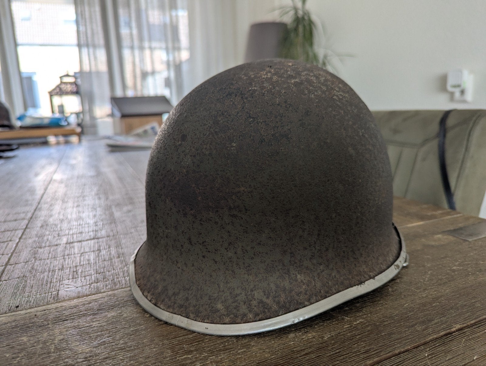 Amerikaanse M1 bodemvondst helm, Verzenden, Landmacht, Amerika, Helm of Baret
