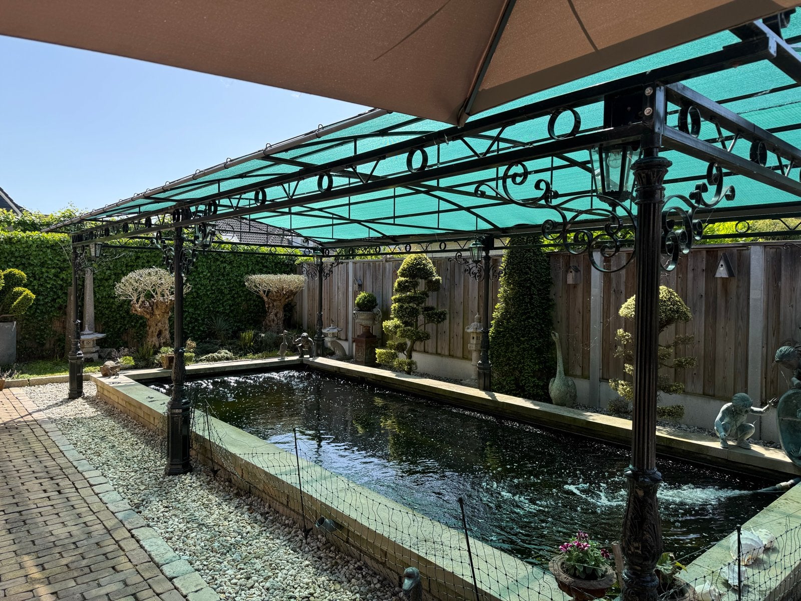 Bentheimer vijverranden 100x35x8cm - 850x360cm vijver, Tuin en Terras, Vijvers, Ophalen of Verzenden, Gebruikt