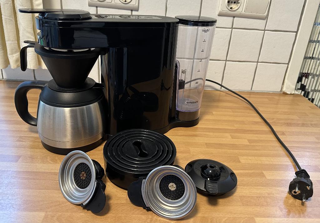 Philips Senseo Switch zwart, Ophalen, Afneembaar waterreservoir, Gebruikt, Gemalen koffie