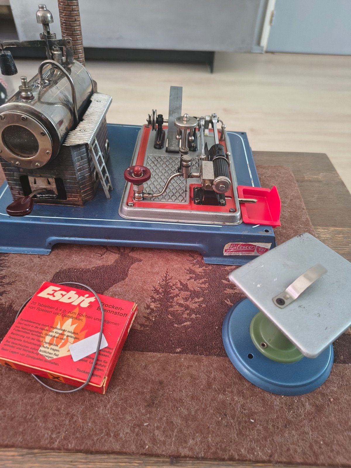 Wilesco Stoommachine in goede staat met accessoires., Ophalen of Verzenden