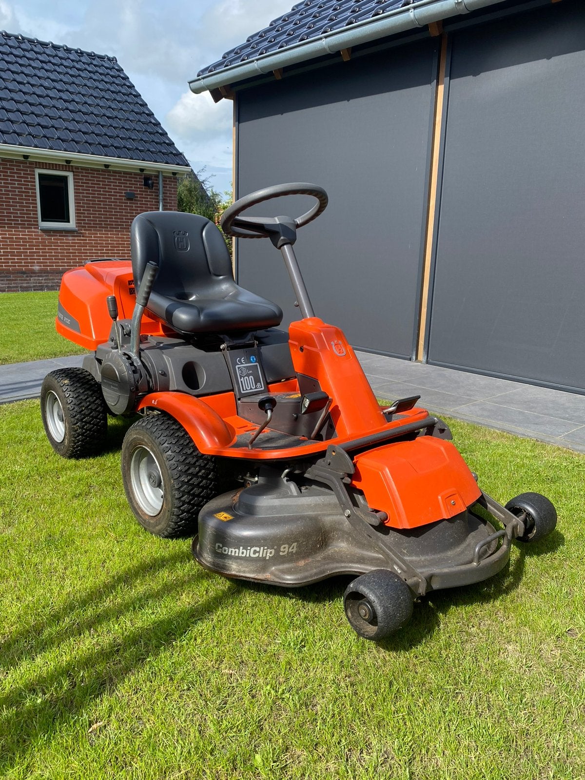 Husqvarna R13c frontmaaier te koop!, Ophalen, Gebruikt, Mulchfunctie, 90 tot 120 cm