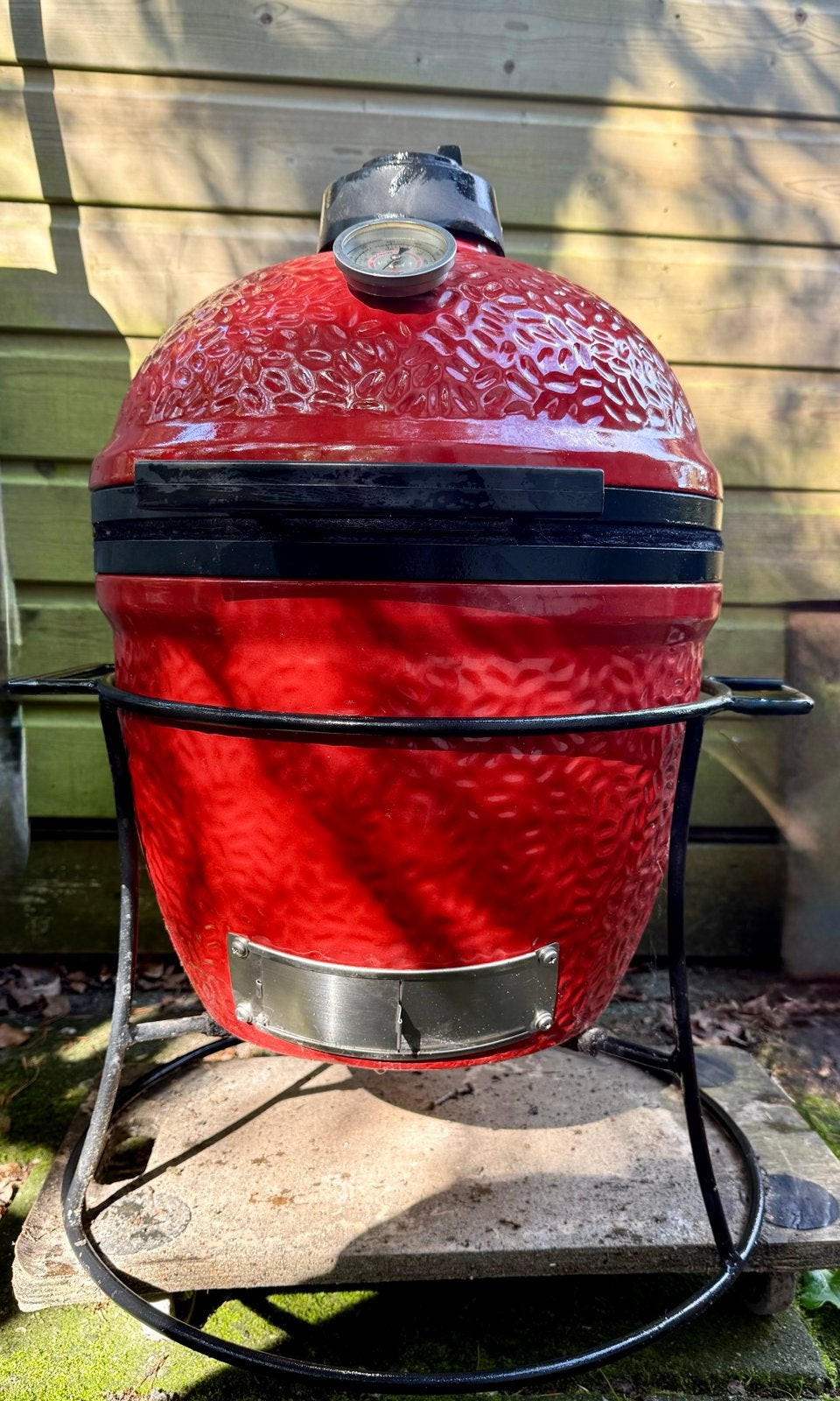 Kamado Joe Junior I Keramische BBQ met hoes, Ophalen, Gebruikt