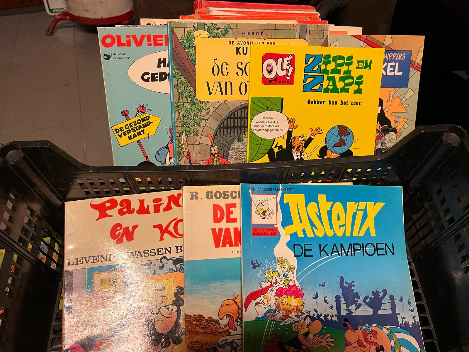 Grote collectie stripboeken: Asterix, Kuifje, Suske en Wiske, Boeken, Meerdere stripboeken, Ophalen, Gelezen