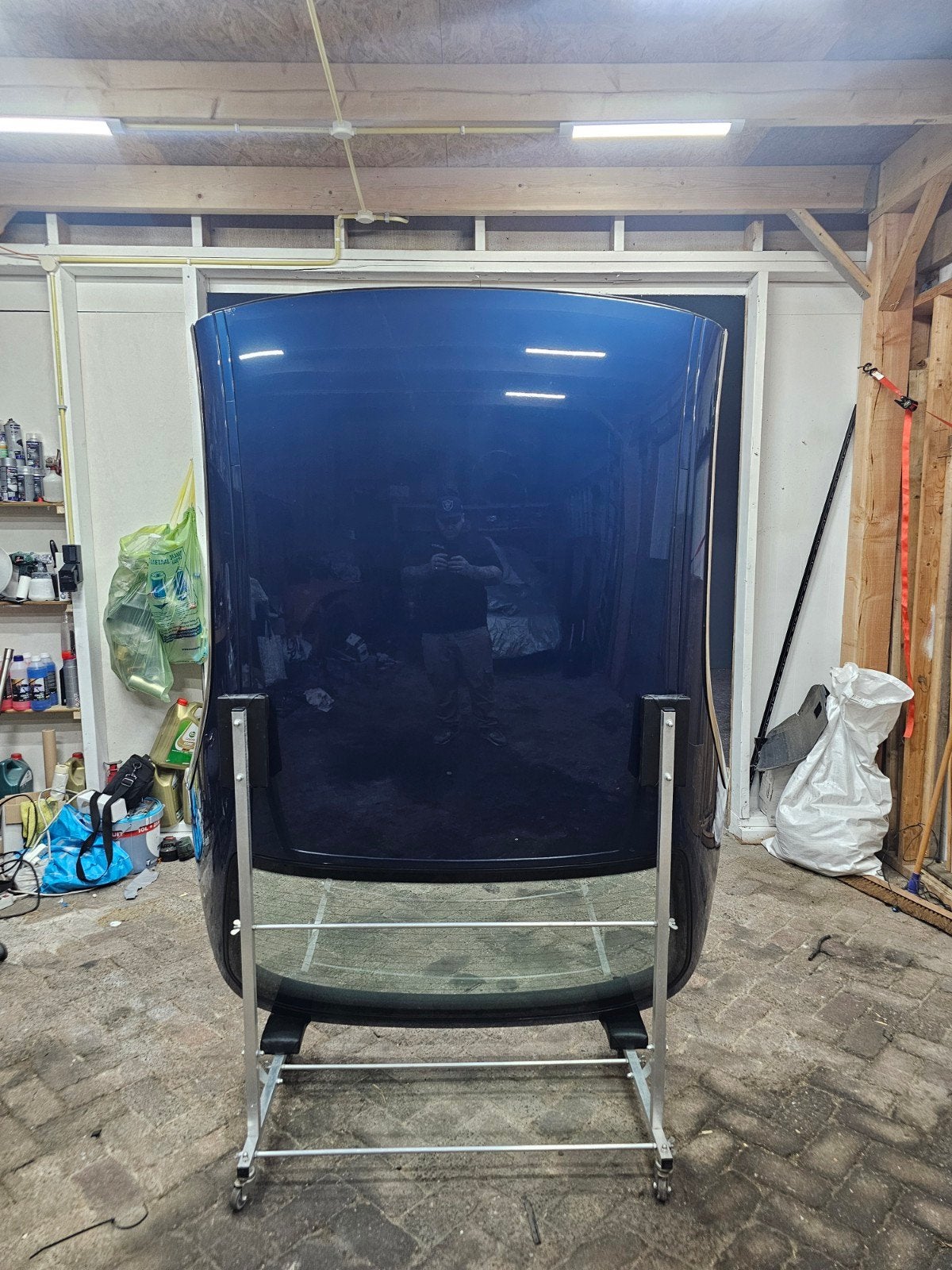 Hardtop voor BMW 3 serie e46 - topasblau, Ophalen, Gebruikt, Achterklep, Voor