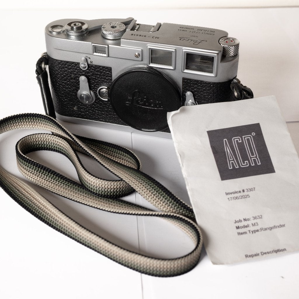 Leica M3 chrome single-stroke body, Audio, Tv en Foto, Fotocamera's Analoog, Ophalen of Verzenden, Refurbished, Compact, Leica