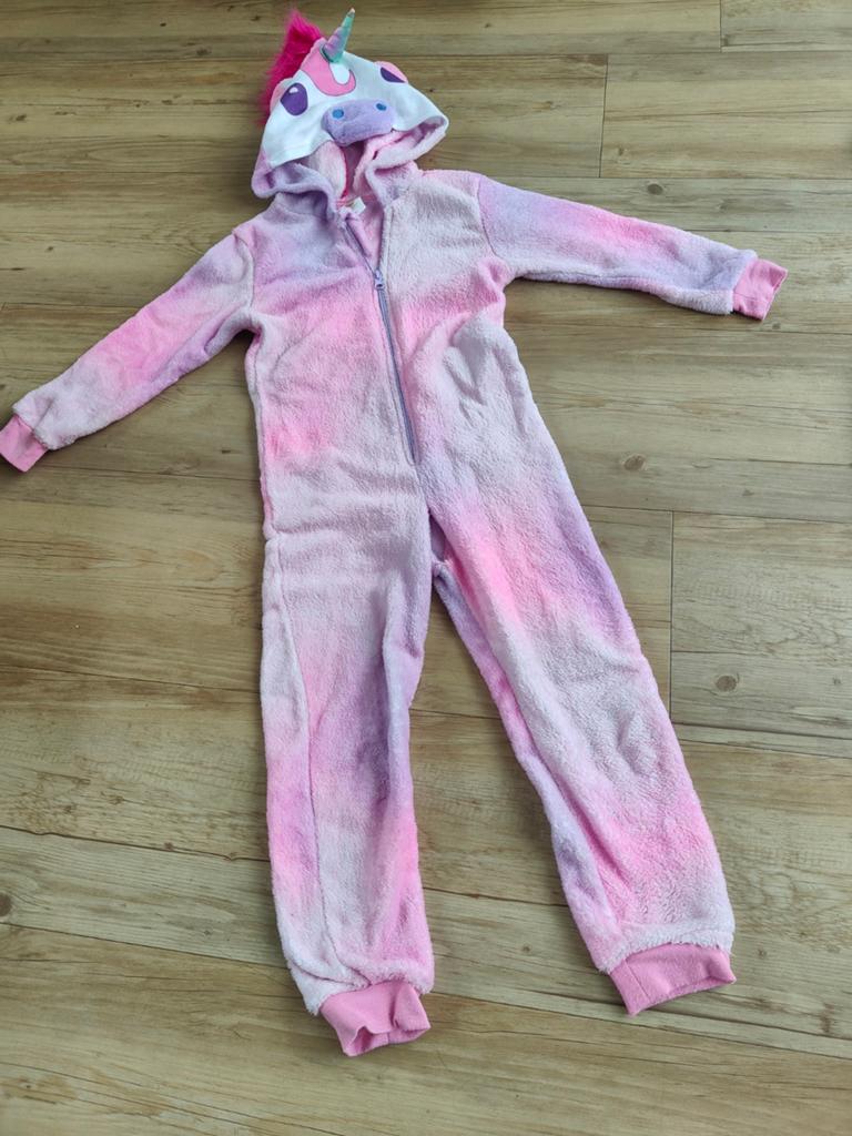 Roze Eenhoorn Onesie Maat 116/122 - Phonicons, Nacht- of Onderkleding, Gebruikt, Ophalen of Verzenden, Phonicons