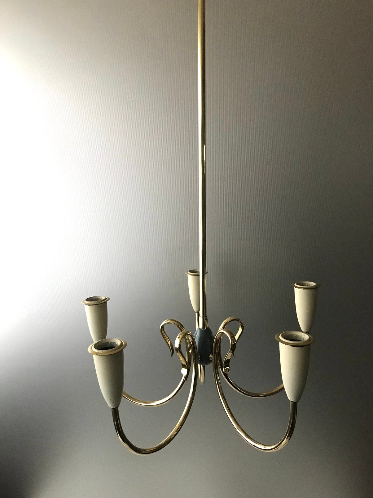 classic hanging lamp 50s hanglamp vintage, Huis en Inrichting, Lampen | Hanglampen, Gebruikt, E14 (klein), Ophalen of Verzenden