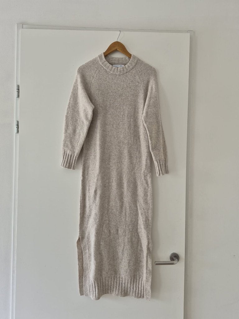 Jurk winter Primark maat XS dames - beige, Primark, Beige, Ophalen of Verzenden, Zo goed als nieuw
