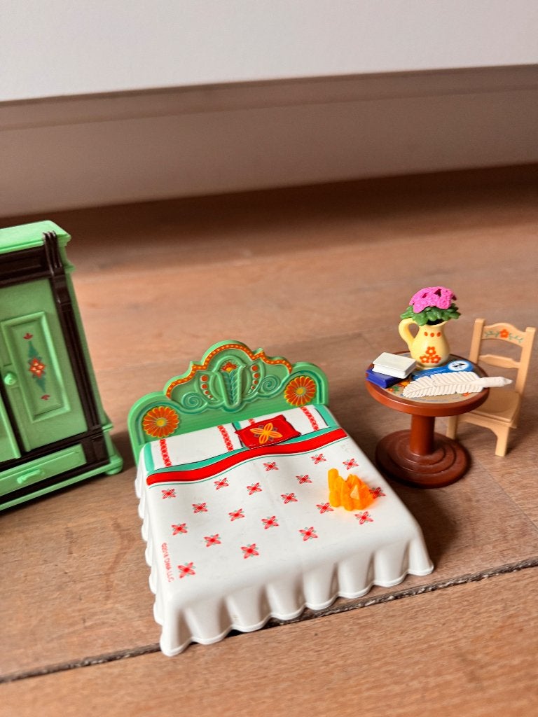 Playmobil Lucky Spirit Riding Free – slaapkamer met meubels, Gebouw, Complete set, Ophalen of Verzenden, Zo goed als nieuw