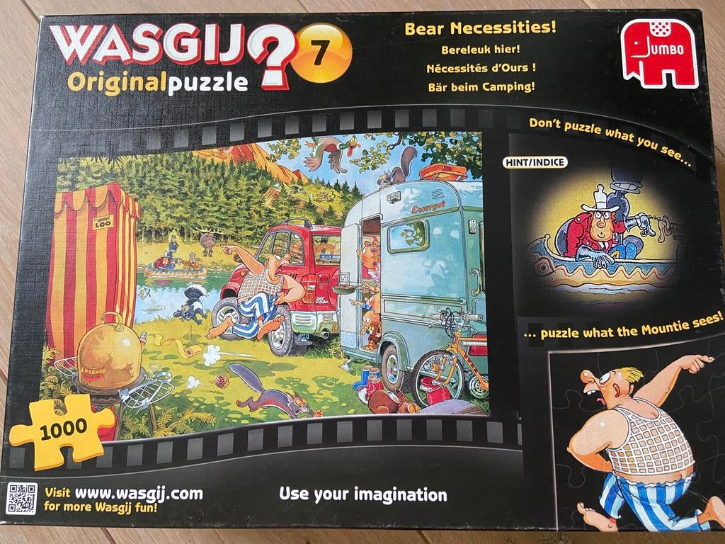 Wasgij puzzels 1000 stukjes, Ophalen of Verzenden, 500 t/m 1500 stukjes, Zo goed als nieuw