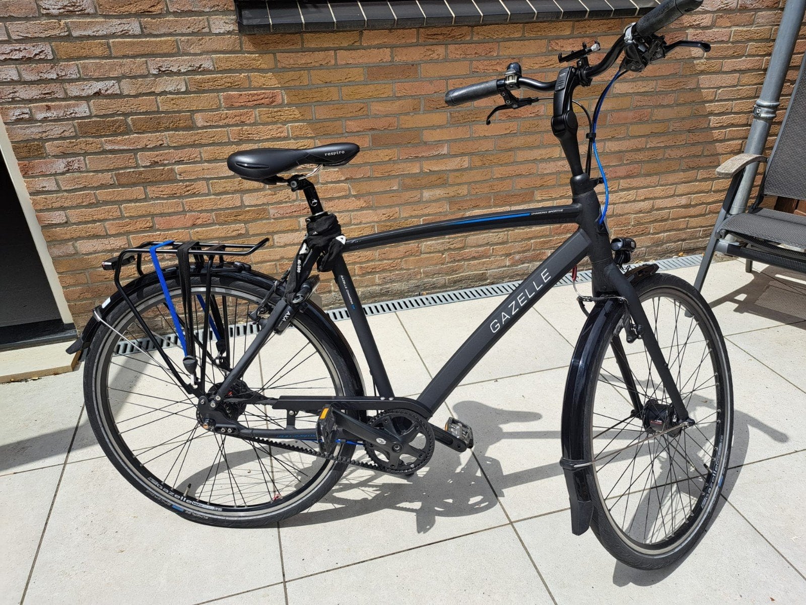 Gazelle Chamonix S8 Herenfiets - Zo goed als nieuw, Ophalen, Versnellingen, Zo goed als nieuw, 57 tot 61 cm