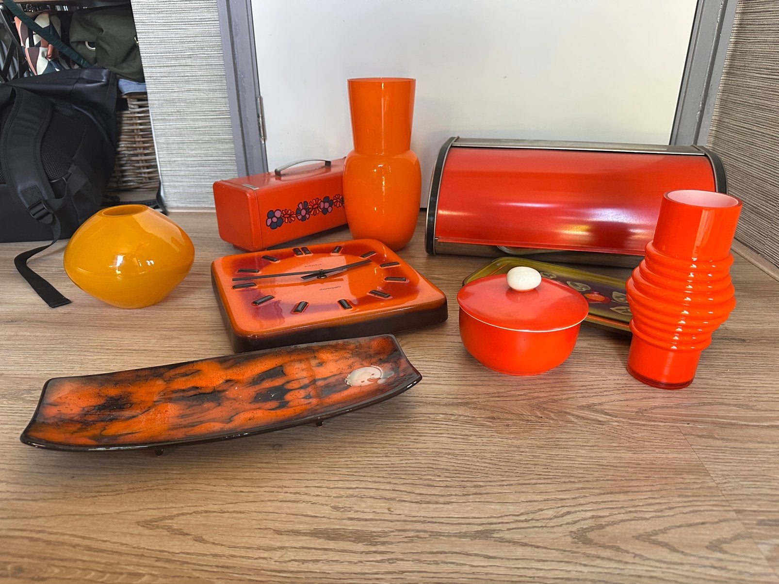 Oranje retro spullen, Ophalen, Zo goed als nieuw, Oranje