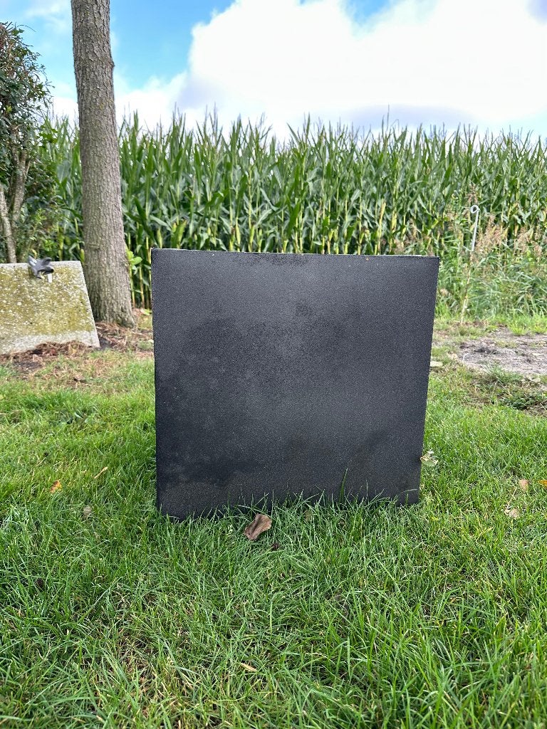 Bloembakken antraciet 50x50x50 cm, Ophalen, Kunststof, Gebruikt, Minder dan 60 cm